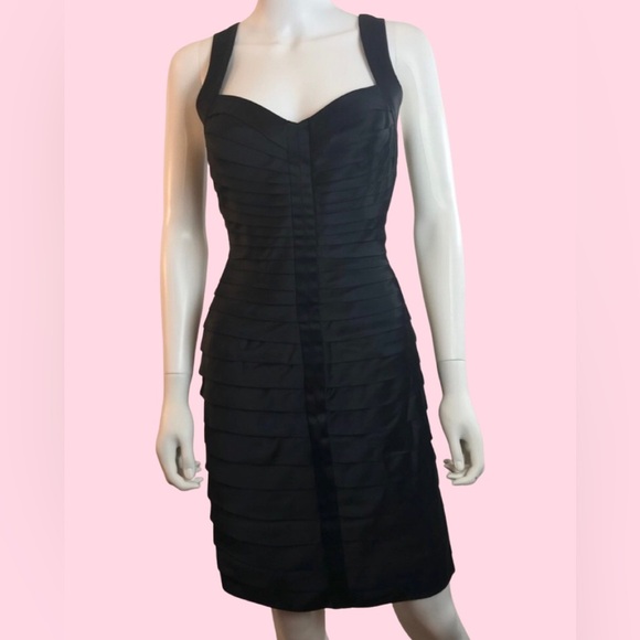 Calvin Klein Sexy Satin Sweetheart Neck Party Dress - Picture 1 of 5